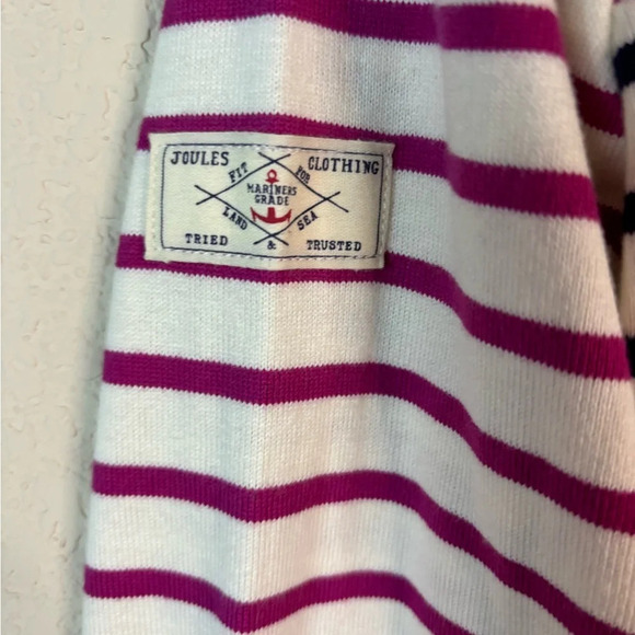 Joules Mariner Grade Multi Color Nautical Harbor Top - Picture 2 of 5
